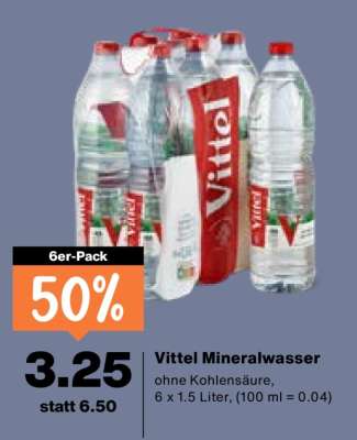 Vittel Mineralwasser