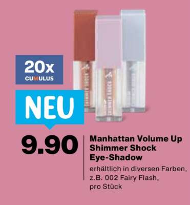 Manhattan Volume Up Shimmer Shock Eye-Shadow