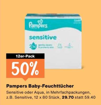 Pampers Baby-Feuchttücher