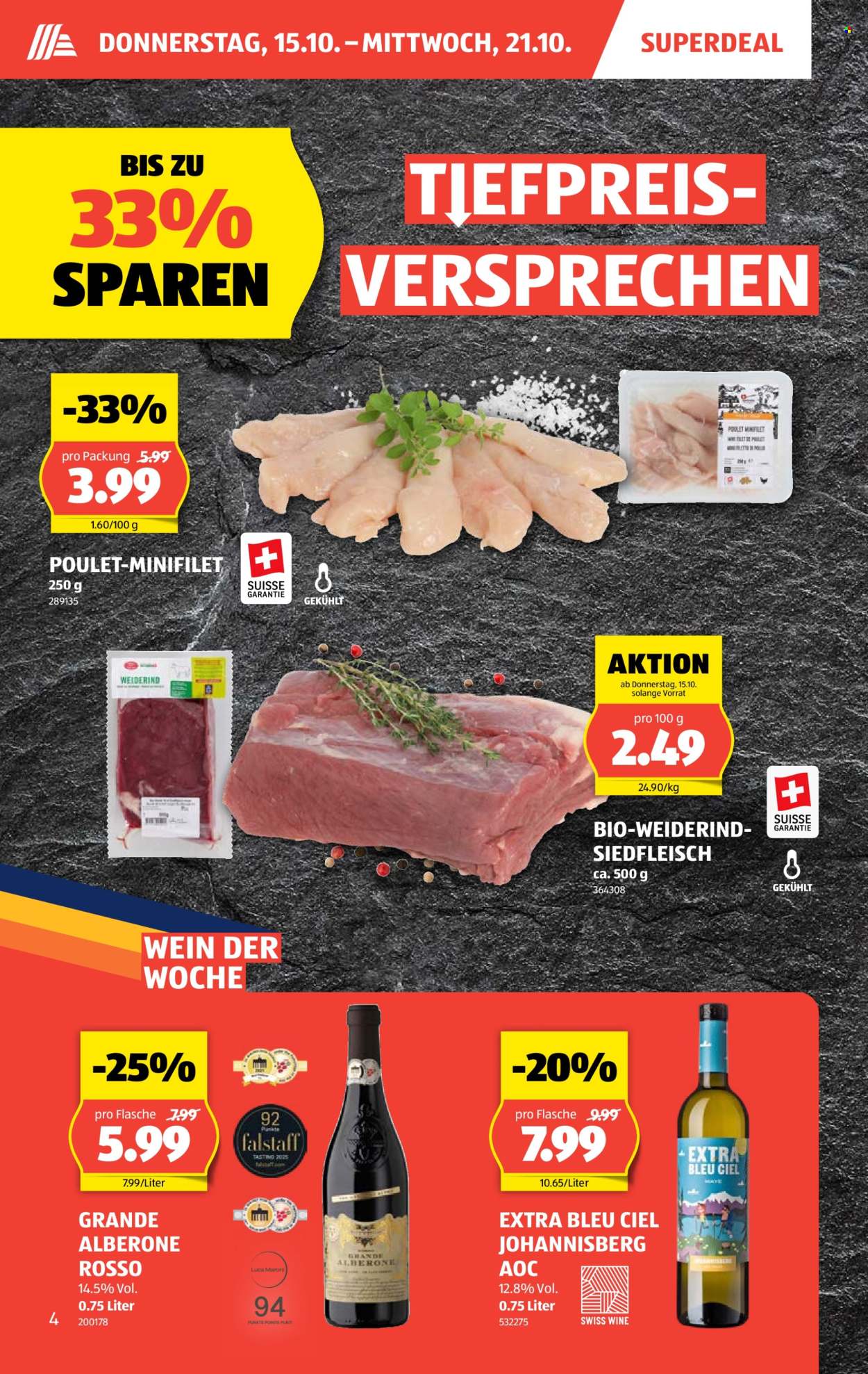 Prospekte Aldi - 15.10.2026 - 21.10.2026. Seite 4. Seite 4
