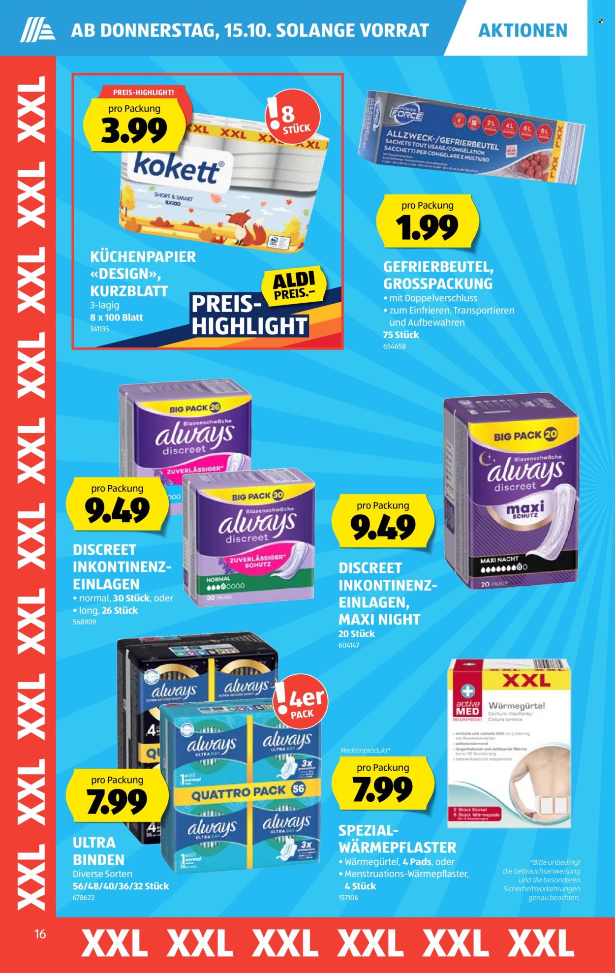 Prospekte Aldi - 15.10.2026 - 21.10.2026. Seite 16. Seite 16