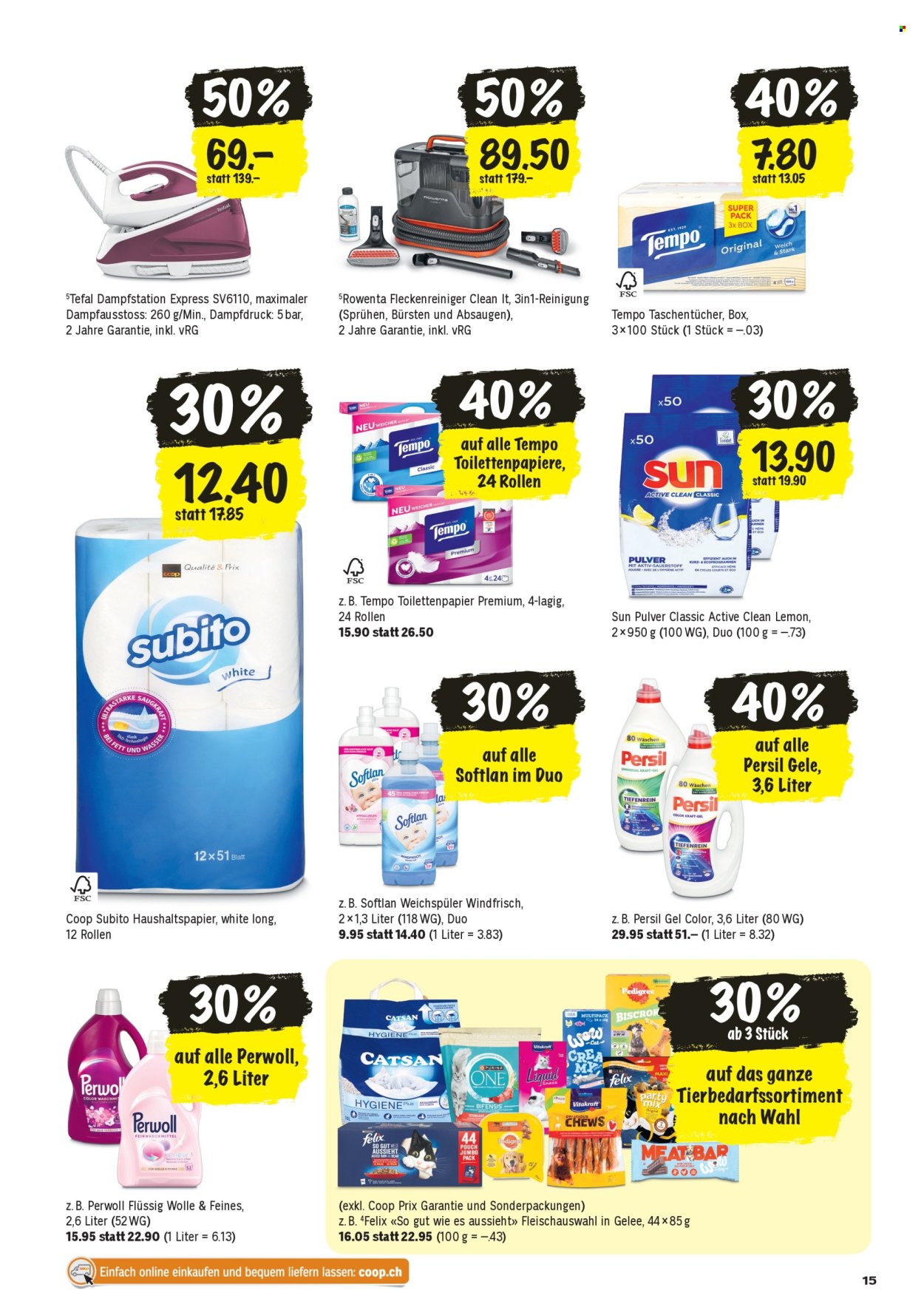 Prospekte Coop - 8.10.2026 - 14.10.2026. Seite 15. Seite 15