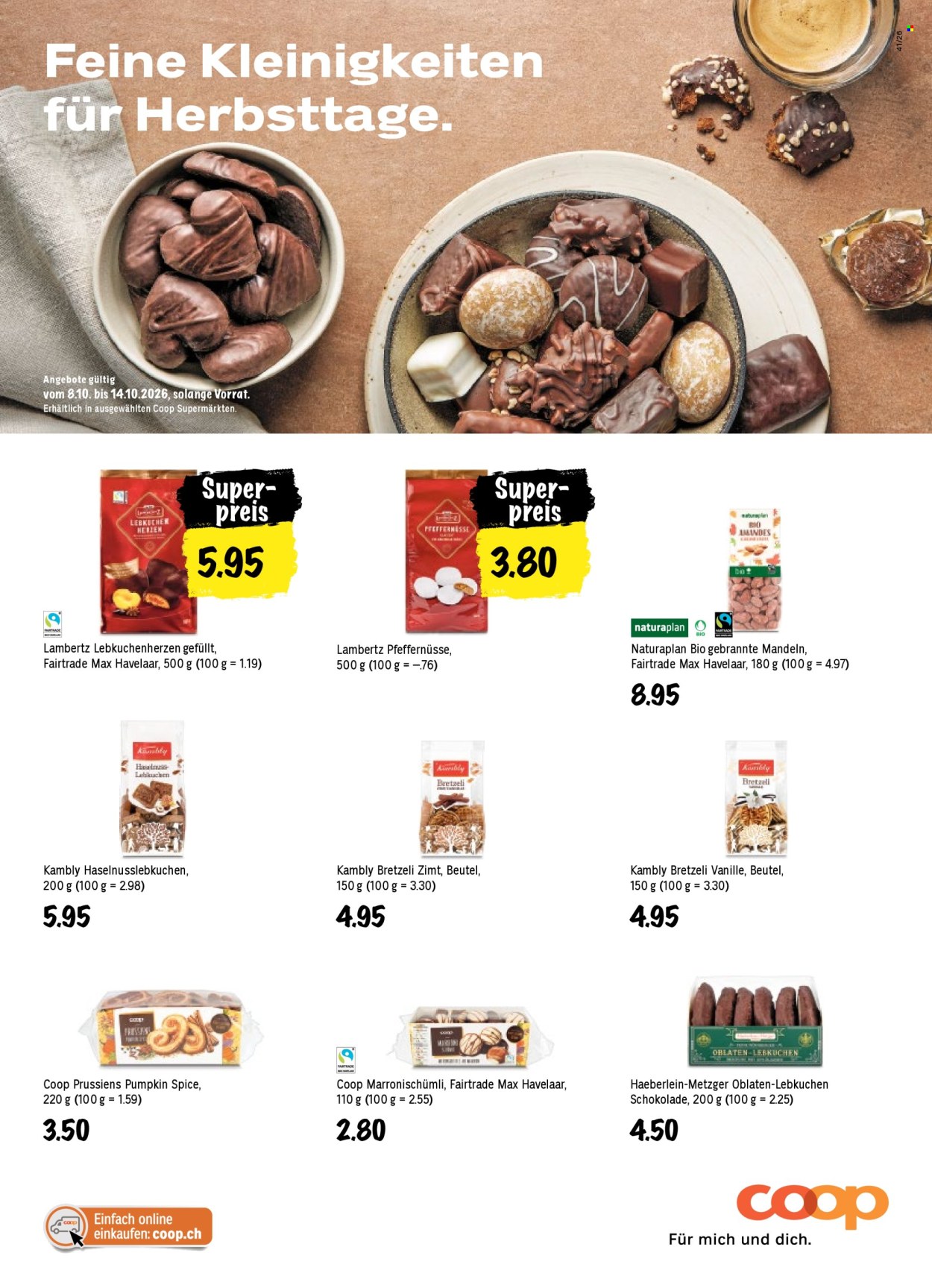 Prospekte Coop - 8.10.2026 - 14.10.2026. Seite 16. Seite 16