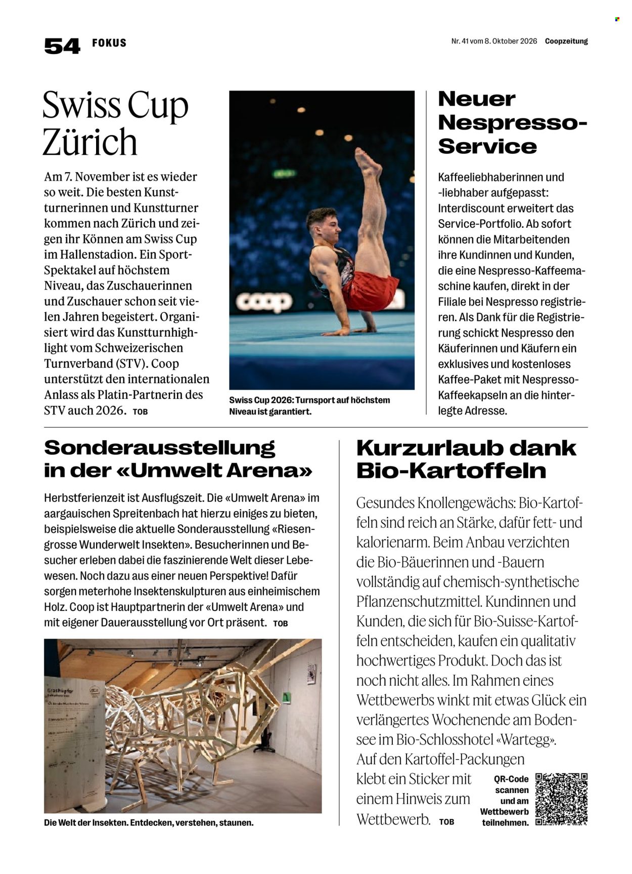 Prospekte Coop - 8.10.2026 - 14.10.2026. Seite 54. Seite 54