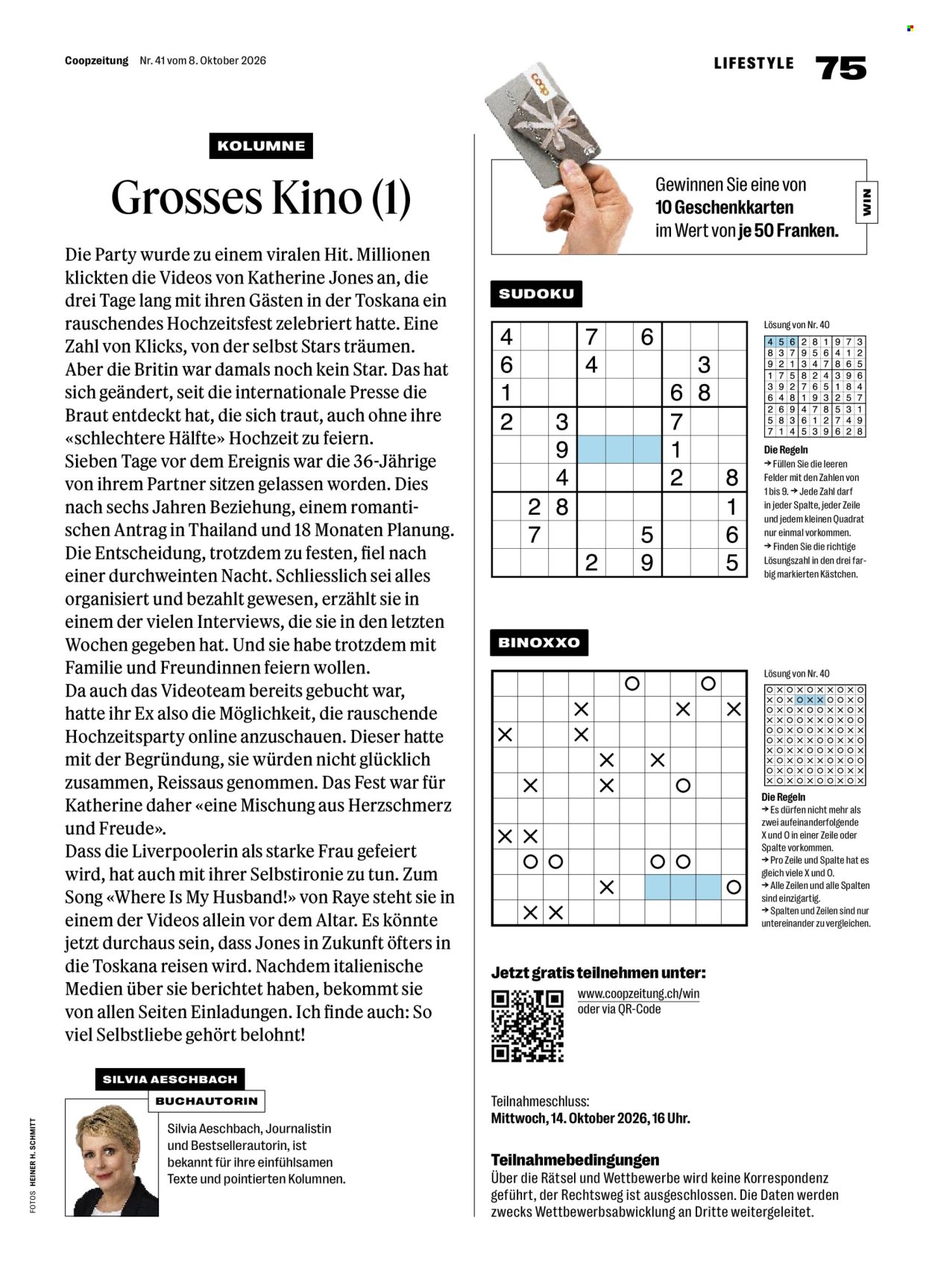 Prospekte Coop - 8.10.2026 - 14.10.2026. Seite 75. Seite 75