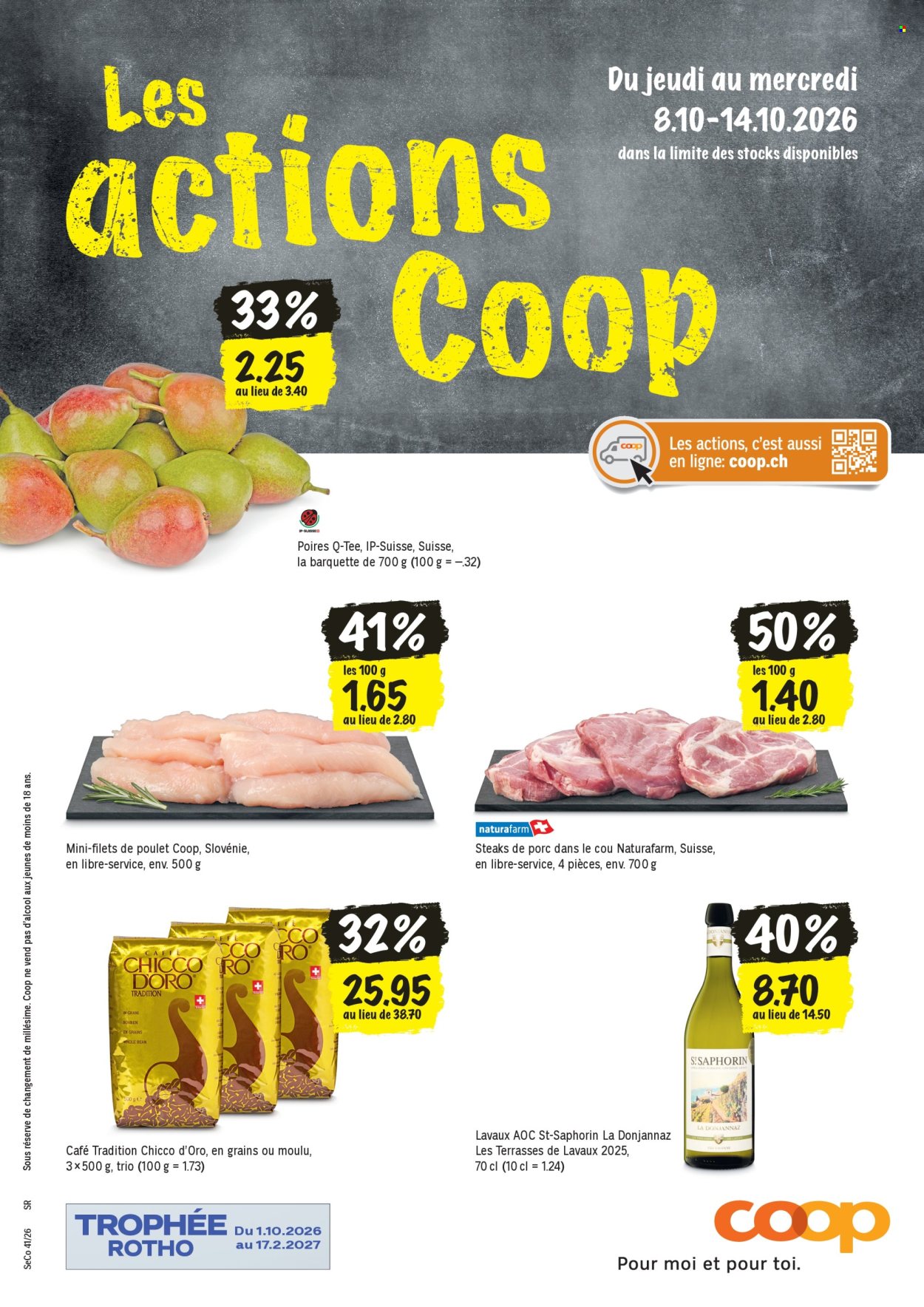 Prospekte Coop - 8.10.2026 - 14.10.2026. Seite 1. Seite 1