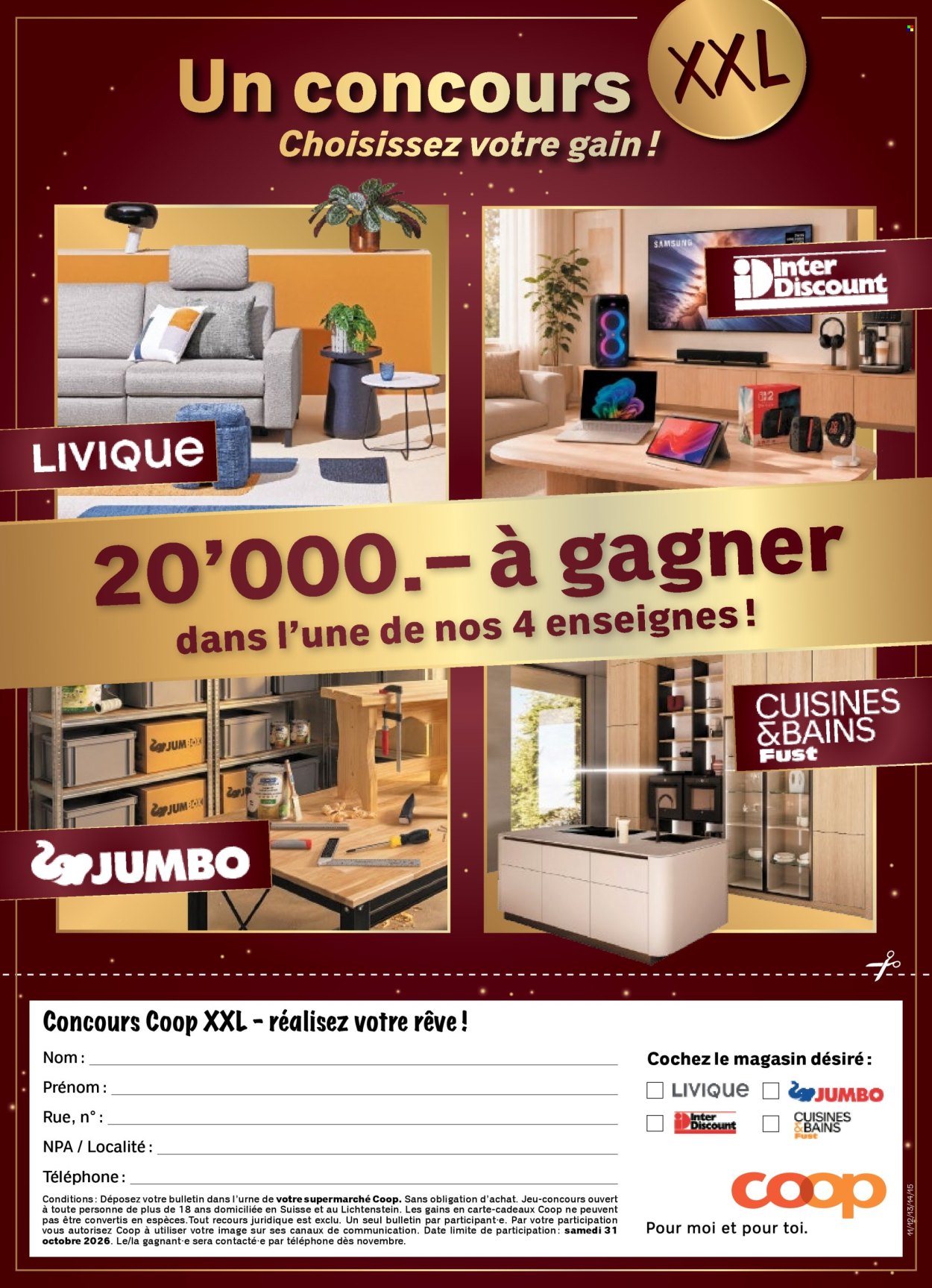 Prospekte Coop - 8.10.2026 - 14.10.2026. Seite 50. Seite 50