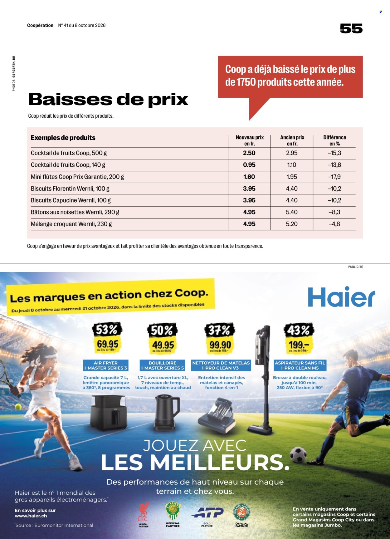 Prospekte Coop - 8.10.2026 - 14.10.2026. Seite 55. Seite 55