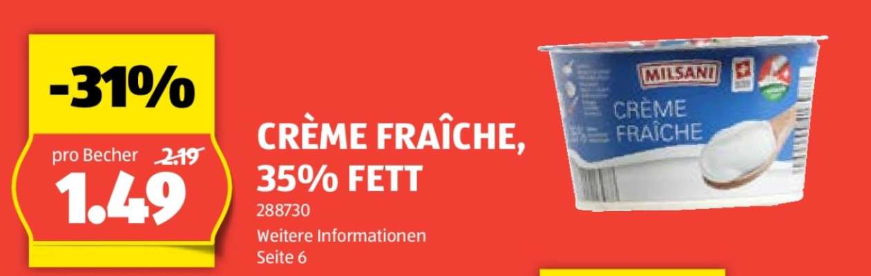 CRÈME FRAÎCHE, 35% FETT