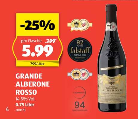 GRANDE ALBERONE ROSSO