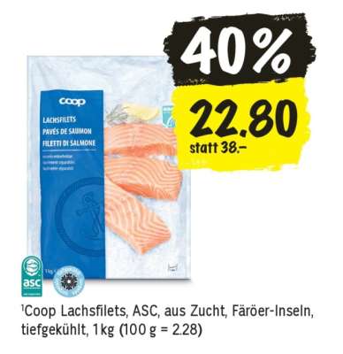 Coop Lachsfilets