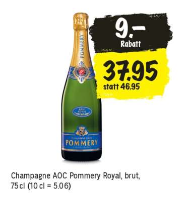 Champagne AOC Pommery Royal, brut