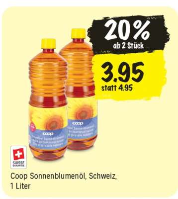 Coop Sonnenblumenöl