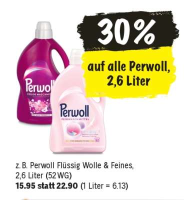 Perwoll Flüssig Wolle & Feines
