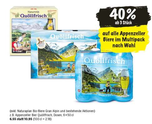 Appenzeller Bier Quöllfrisch