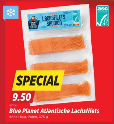 Blue Planet Atlantische Lachsfilets