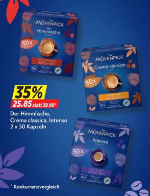 Mövenpick Der Himmlische, Crema classica, Intenso