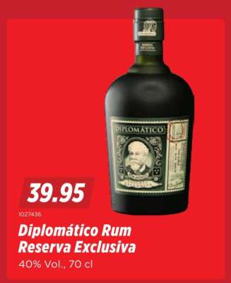Diplomático Rum Reserva Exclusiva