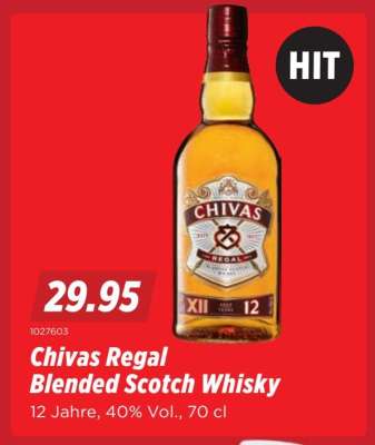 Chivas Regal Blended Scotch Whisky