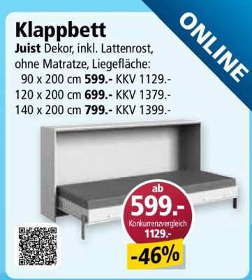 Klappbett