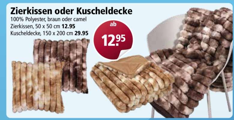 Zierkissen oder Kuscheldecke