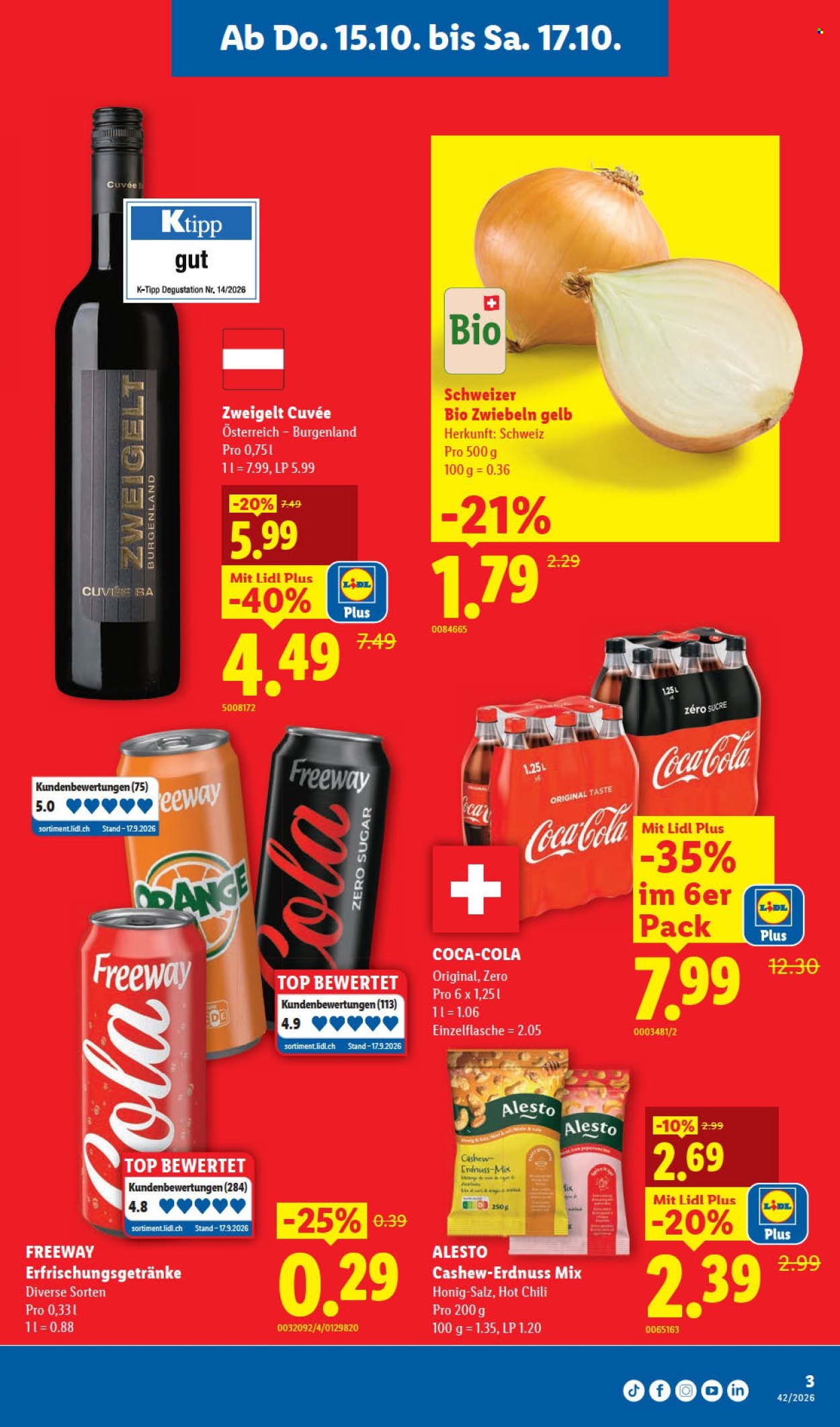 Prospekte Lidl - 15.10.2026 - 21.10.2026. Seite 3. Seite 3