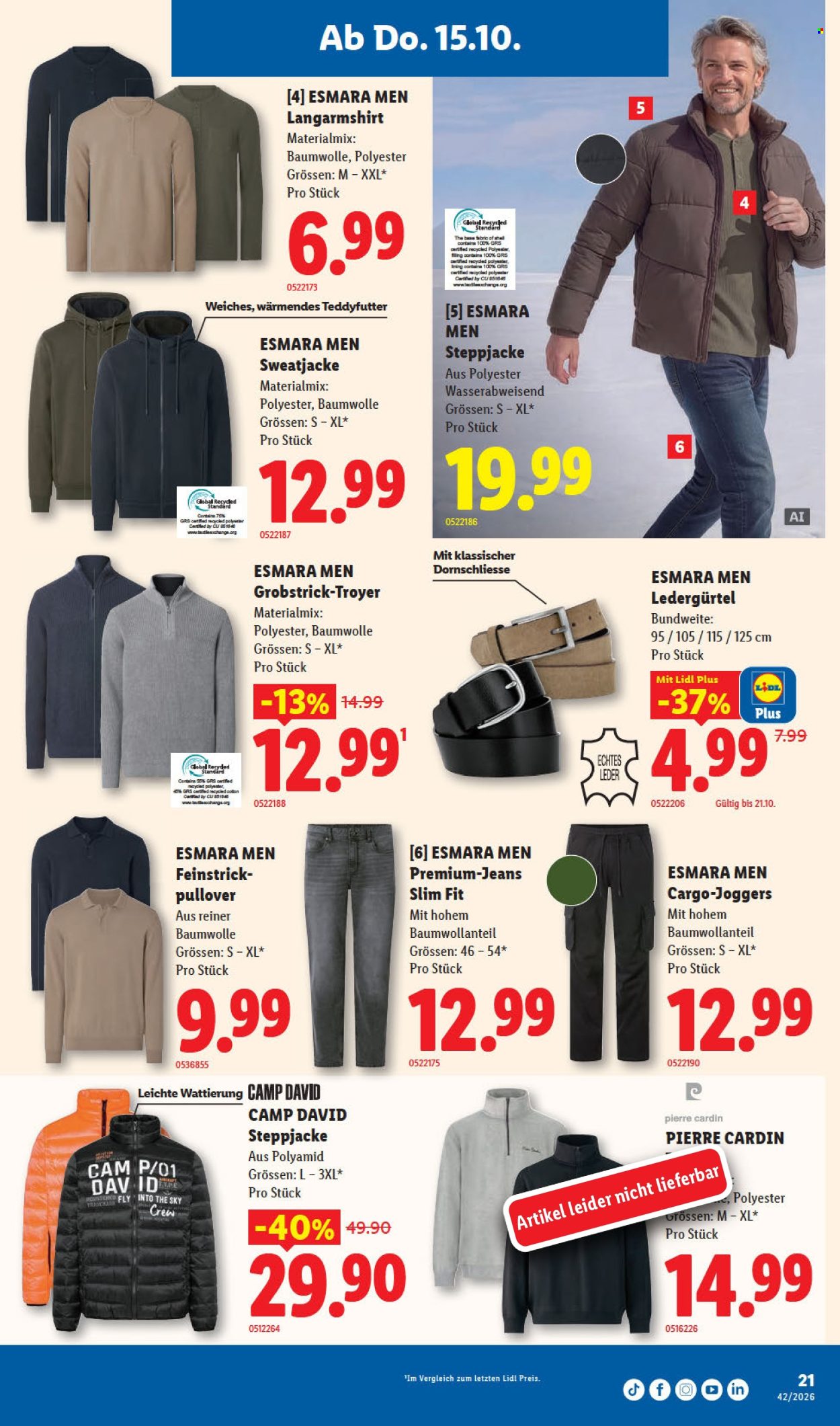 Prospekte Lidl - 15.10.2026 - 21.10.2026. Seite 21. Seite 21