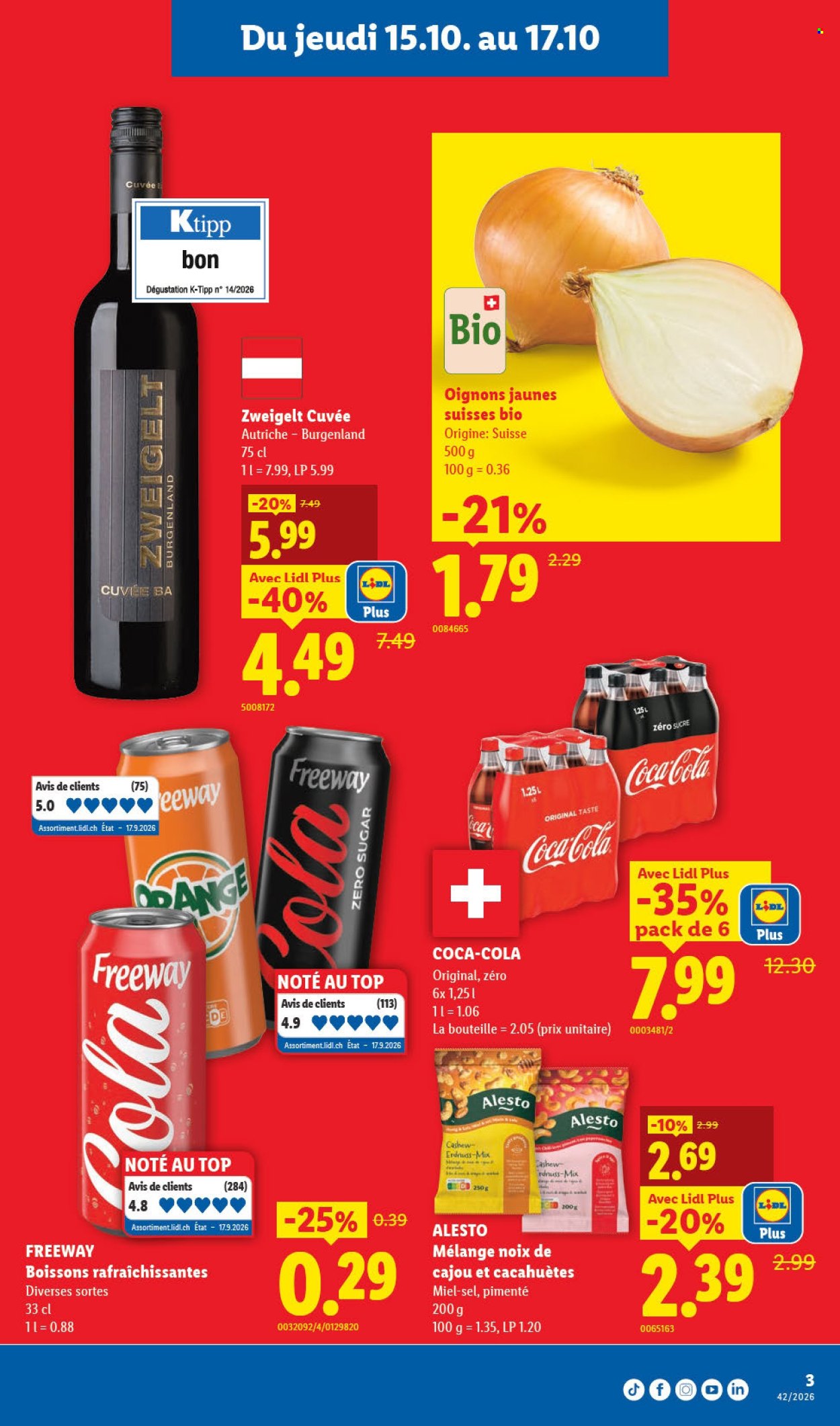 Prospekte Lidl - 15.10.2026 - 21.10.2026. Seite 3. Seite 3