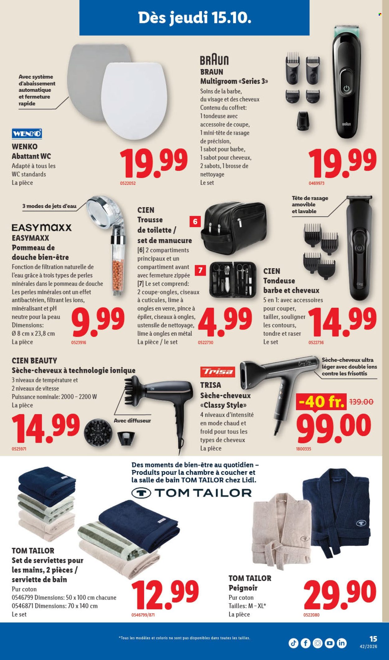 Prospekte Lidl - 15.10.2026 - 21.10.2026. Seite 15. Seite 15