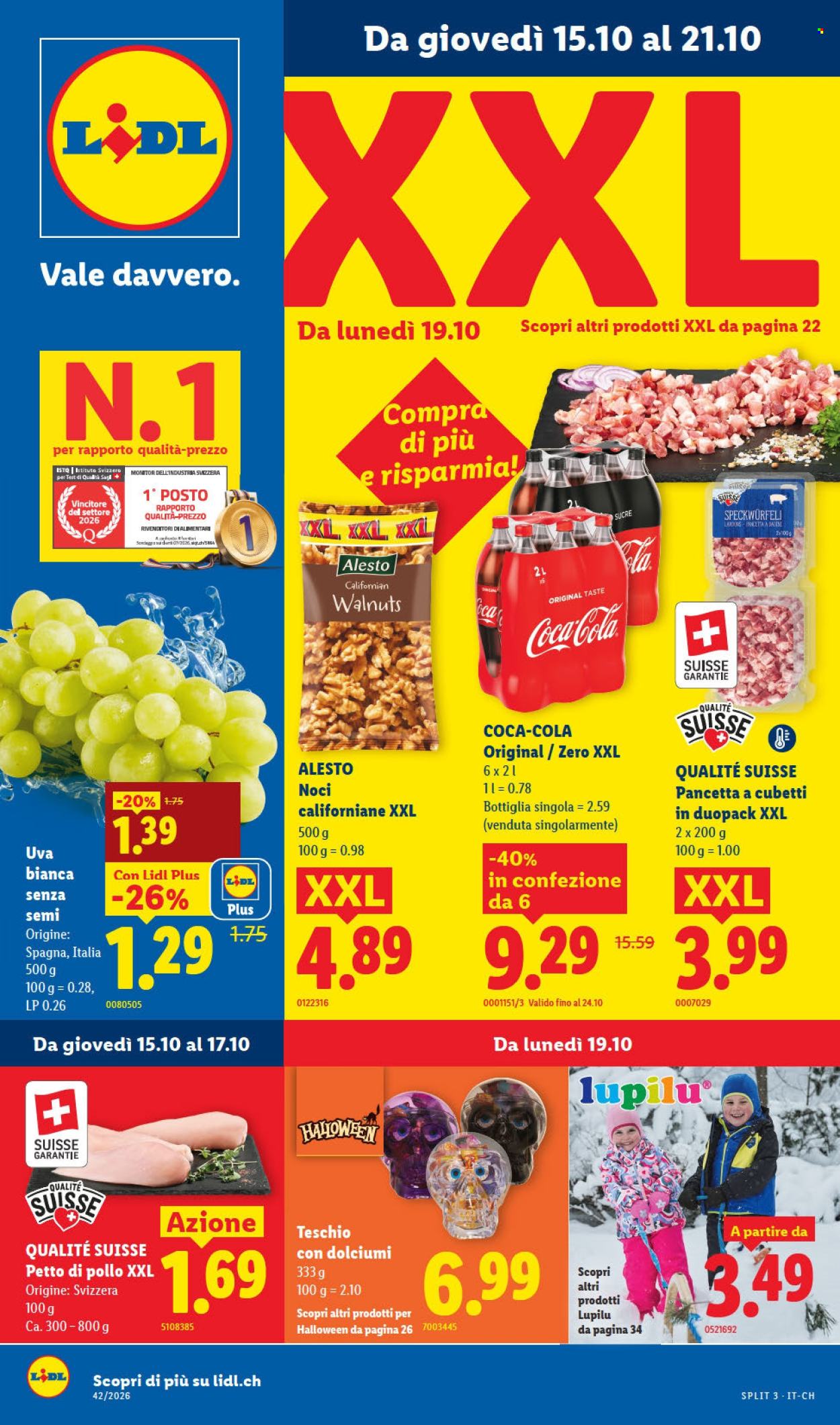 Prospekte Lidl - 15.10.2026 - 21.10.2026. Seite 1. Seite 1