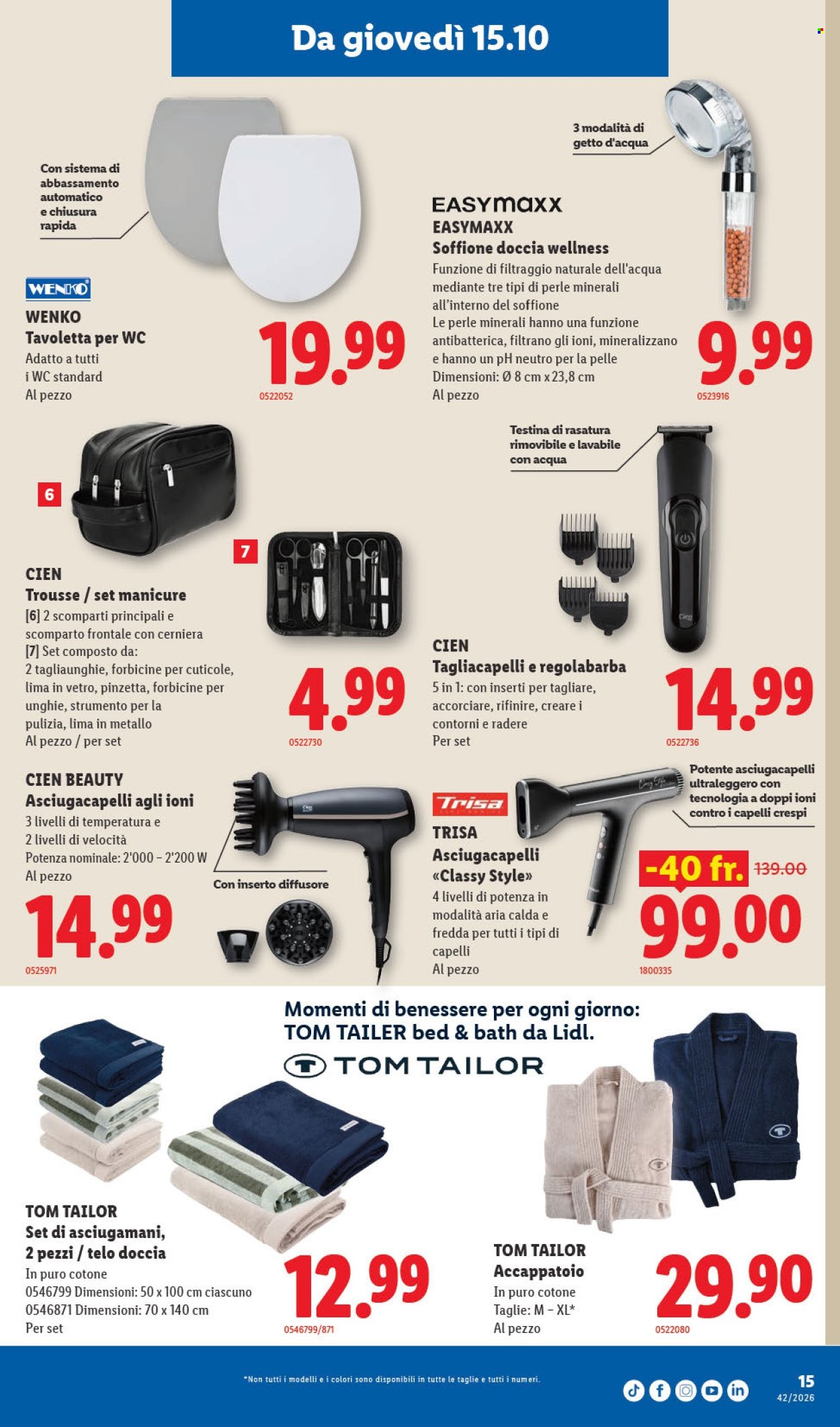 Prospekte Lidl - 15.10.2026 - 21.10.2026. Seite 15. Seite 15