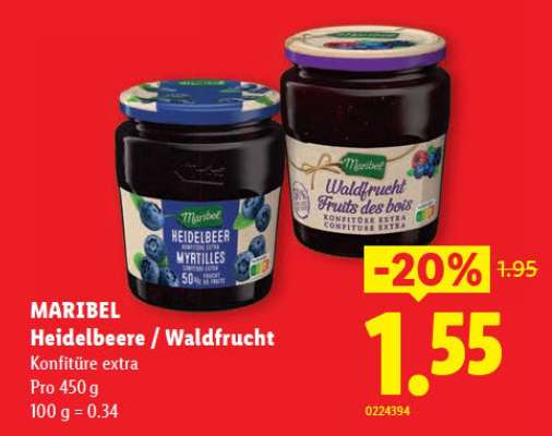 MARIBEL Heidelbeere / Waldfrucht