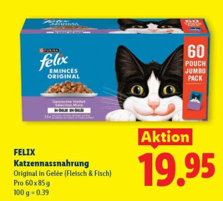 Felix Katzennassnahrung