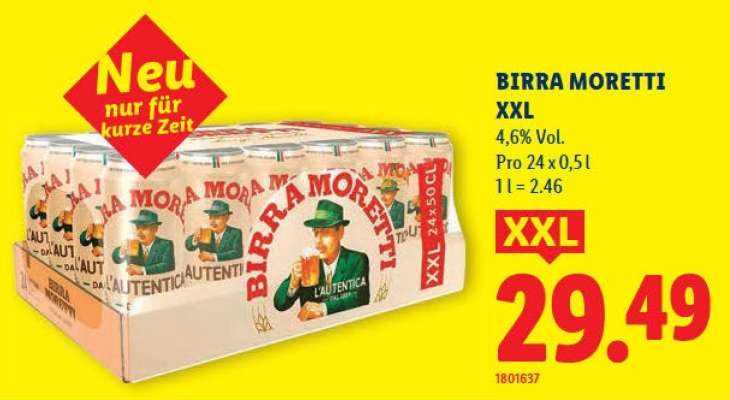 BIRRA MORETTI XXL