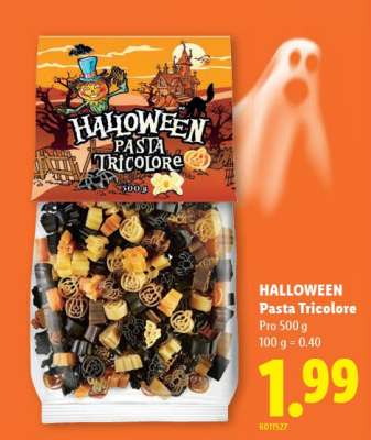 HALLOWEEN Pasta Tricolore