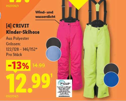 CRIVIT Kinder-Skihose