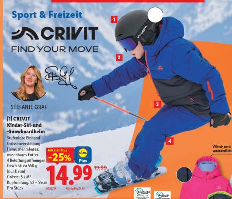 CRIVIT Kinder-Ski-und-Snowboardhelm