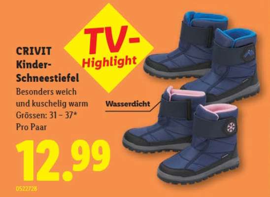 CRIVIT Kinder-Schneestiefel