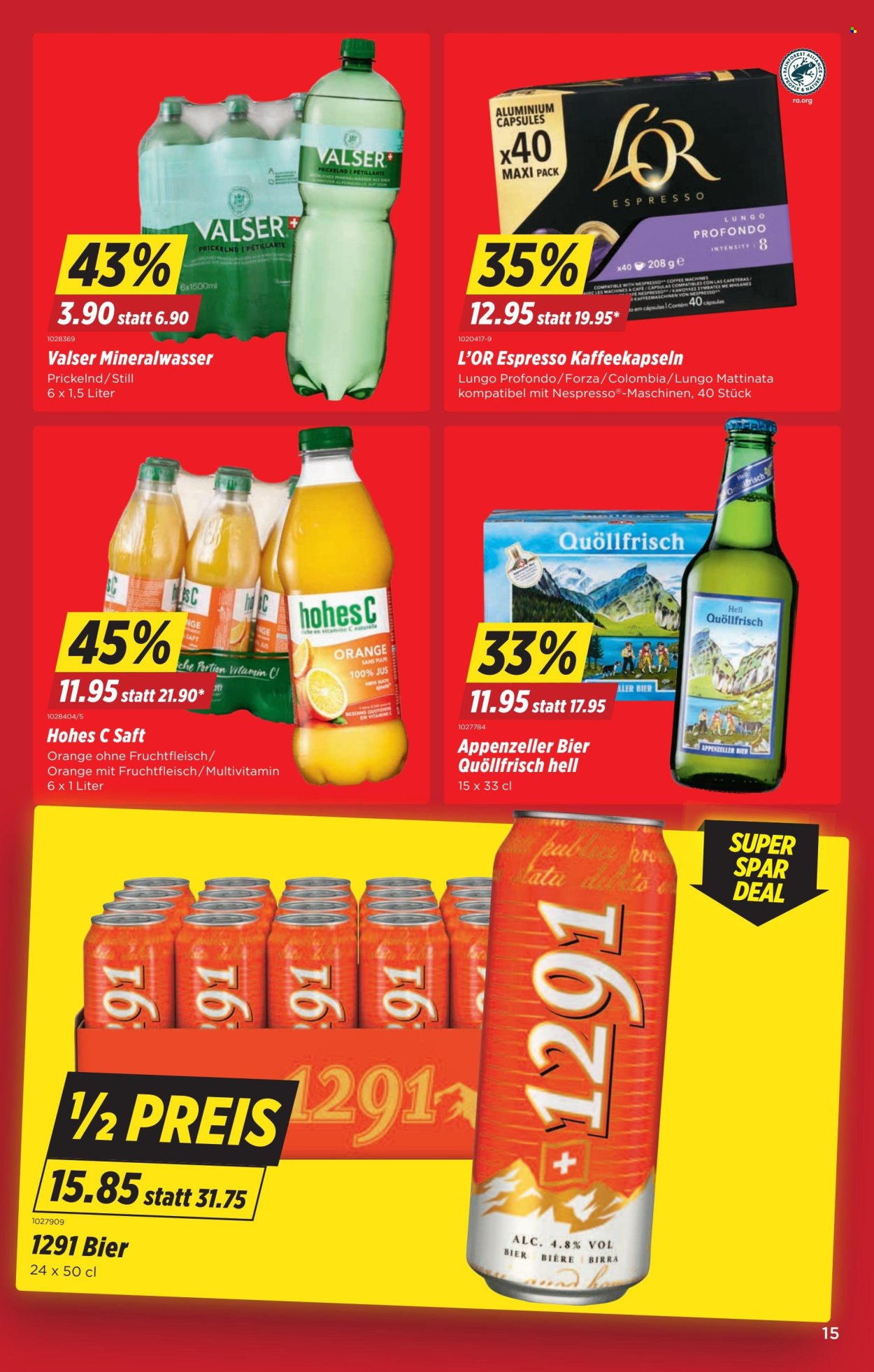 Prospekte Denner - 15.10.2026 - 21.10.2026. Seite 15. Seite 15