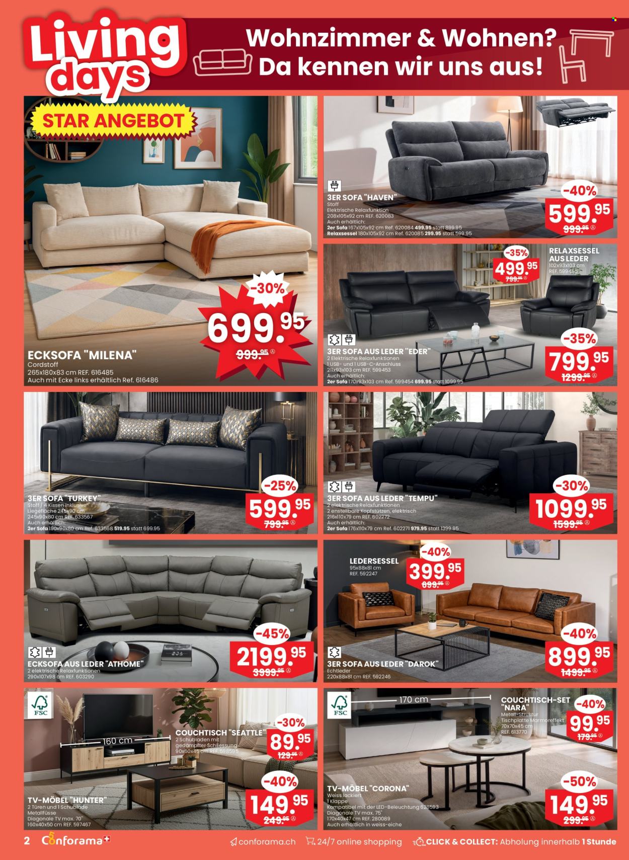 Prospekte Conforama - 14.10.2026 - 27.10.2026. Seite 2. Seite 2