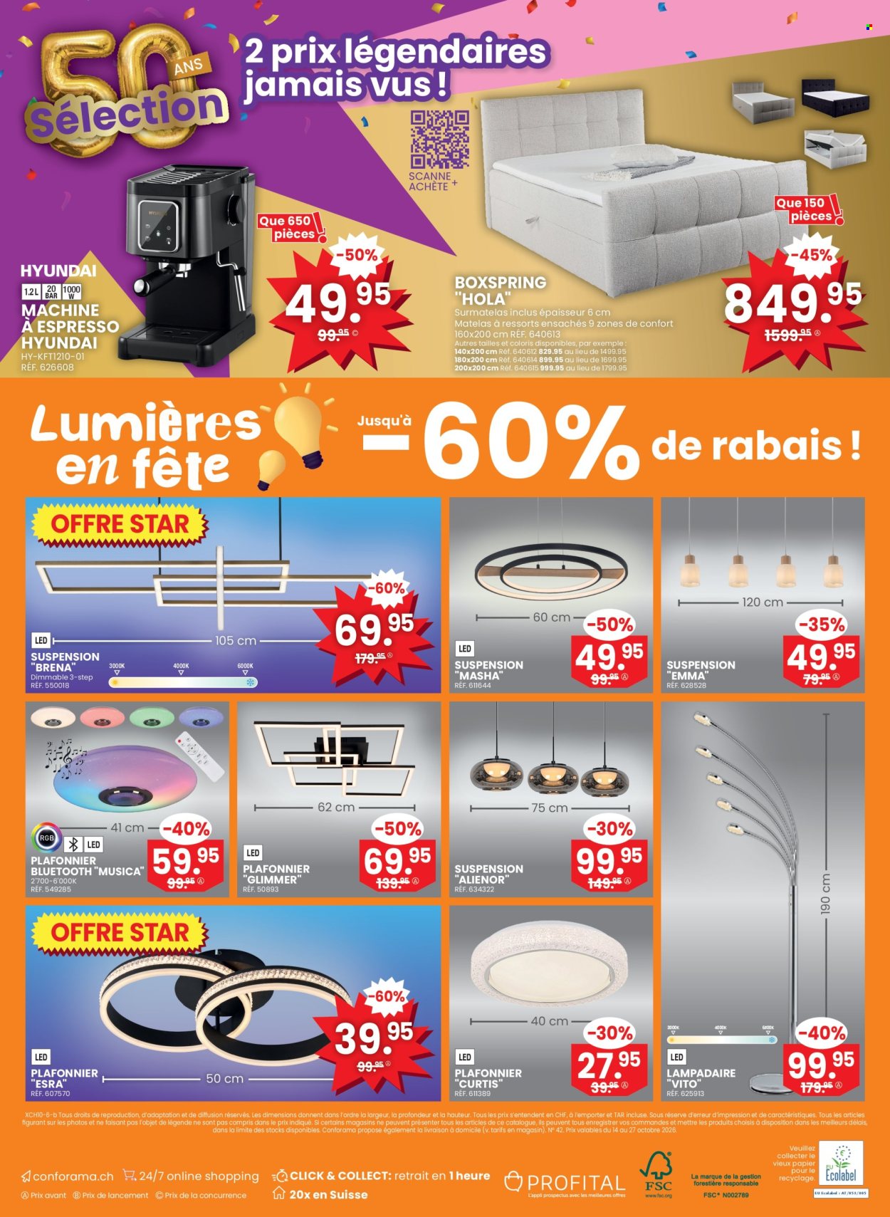 Prospekte Conforama - 14.10.2026 - 27.10.2026. Seite 16. Seite 16