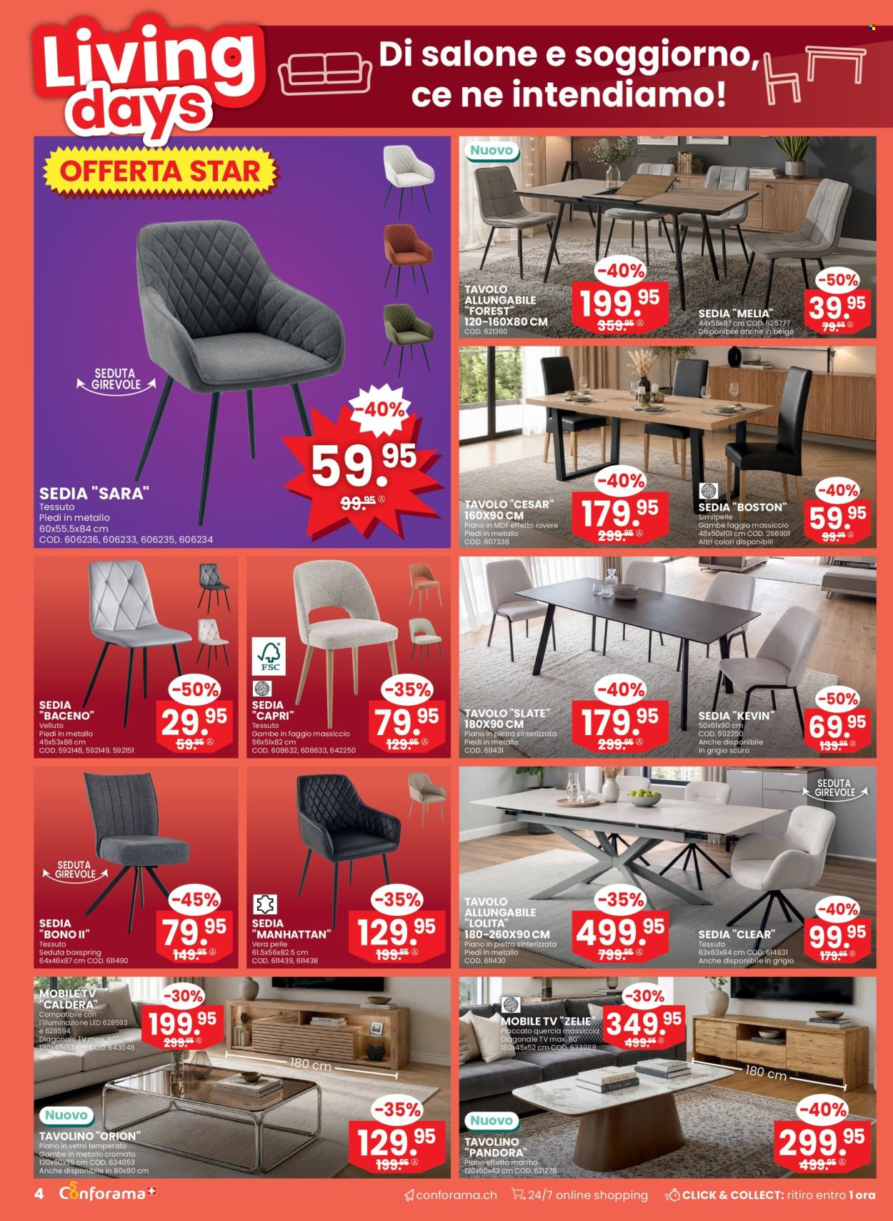 Prospekte Conforama - 14.10.2026 - 27.10.2026. Seite 4. Seite 4
