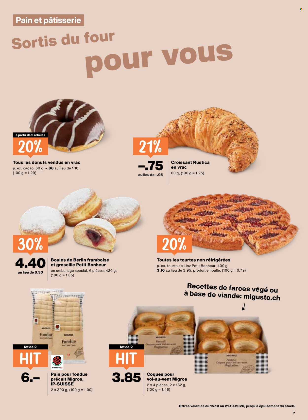 Prospekte Migros - 15.10.2026 - 21.10.2026. Seite 7. Seite 7