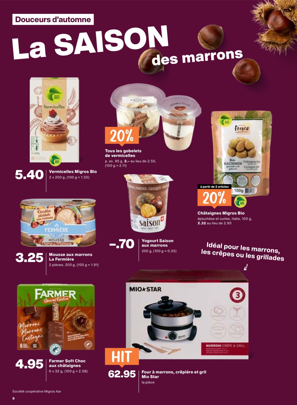 Prospekte Migros - 15.10.2026 - 21.10.2026. Seite 8. Seite 8
