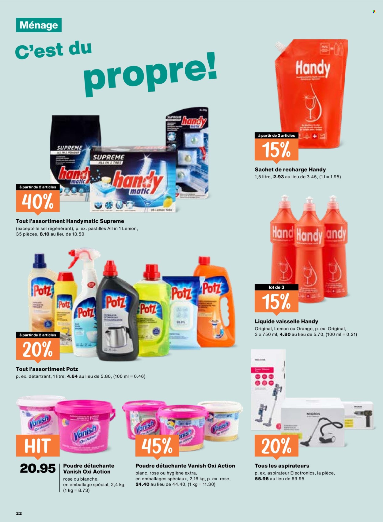 Prospekte Migros - 15.10.2026 - 21.10.2026. Seite 22. Seite 22