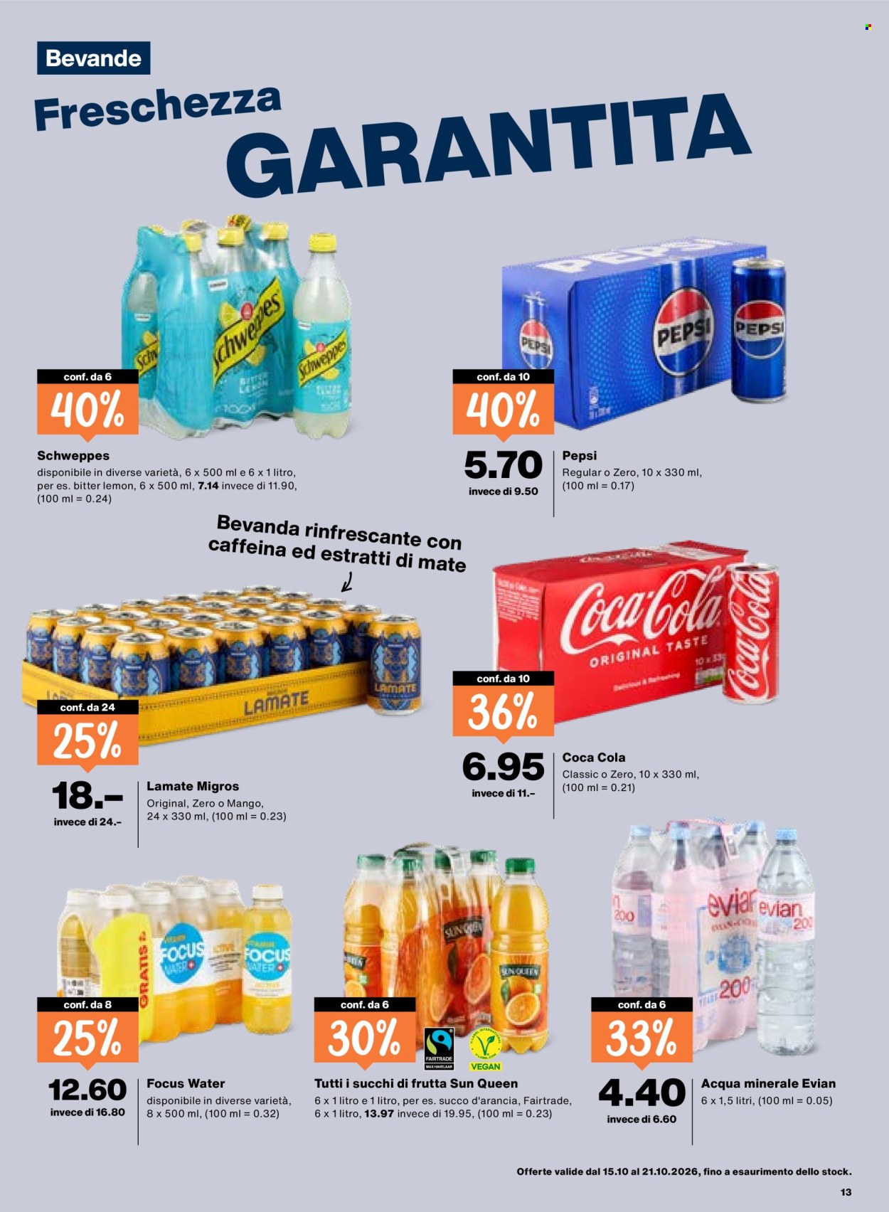 Prospekte Migros - 15.10.2026 - 21.10.2026. Seite 13. Seite 13