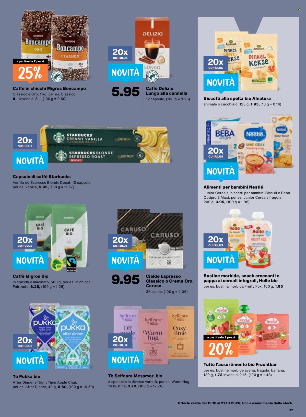 Prospekte Migros - 15.10.2026 - 21.10.2026. Seite 17. Seite 17