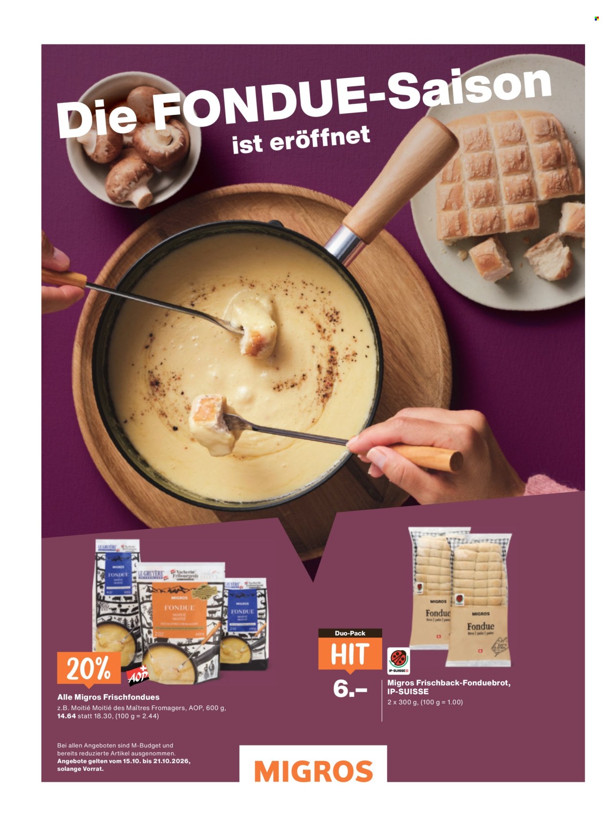 Prospekte Migros - 14.10.2026 - 21.10.2026. Seite 4. Seite 4