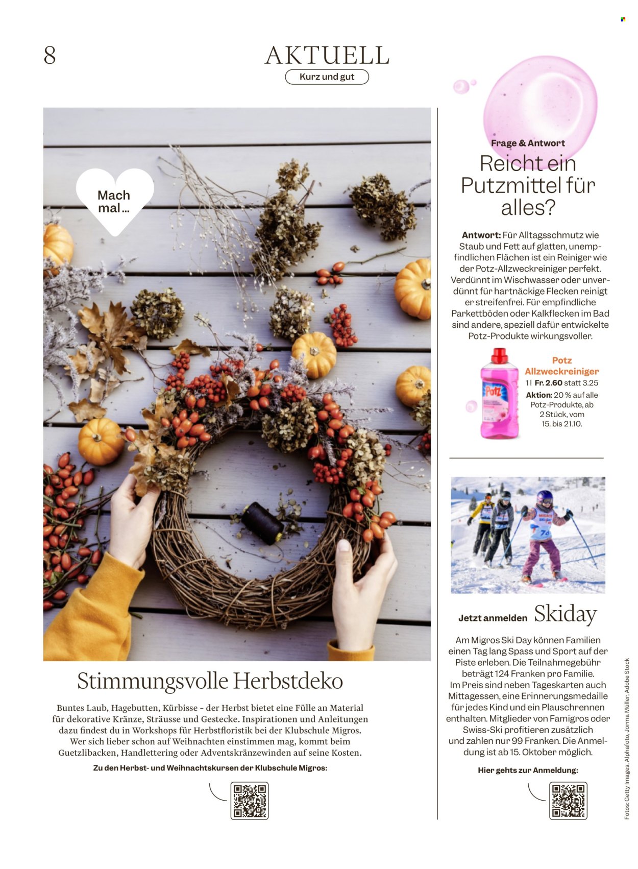 Prospekte Migros - 14.10.2026 - 21.10.2026. Seite 8. Seite 8