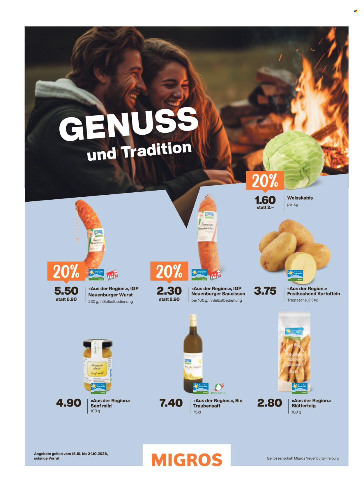 Prospekte Migros - 14.10.2026 - 21.10.2026. Seite 36. Seite 36